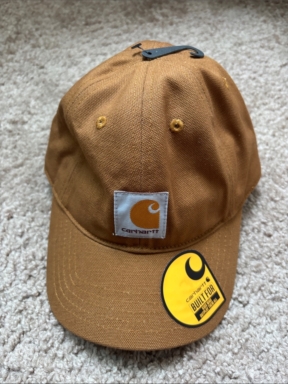 Carhartt Tan/Brown Canvas Logo Cap